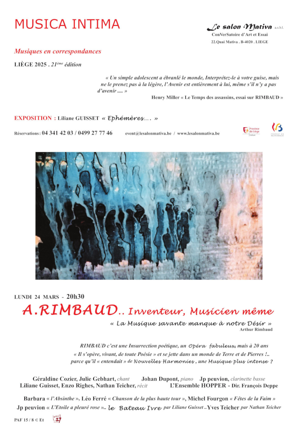 Dépliant Musica Intima - Page 1